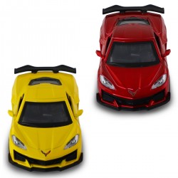 Автомодель – Chevrolet Corvette C8 Z06 2024 (жовтий, червоний) фото-14