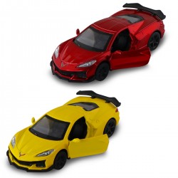 Автомодель – Chevrolet Corvette C8 Z06 2024 (жовтий, червоний) фото-15
