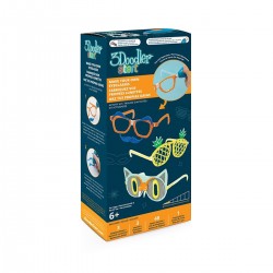 Набор Аксессуаров Для 3D-Ручки 3Doodler Start – Модные Очки (48 Стержней, 3 Шаблона, 1 Трафарет) фото-6