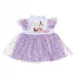 Одежда для куклы Baby Annabell - Сиреневое платье