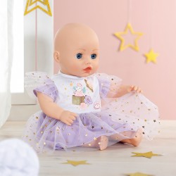 Одяг для ляльки Baby Annabell - Бузкова сукня фото-3