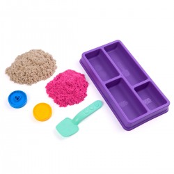 Набор песка для детского творчества - Kinetic Sand Цветное  печенье фото-3
