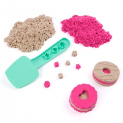 Набор песка для детского творчества - Kinetic Sand Цветное  печенье фото-4