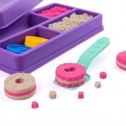 Набор песка для детского творчества - Kinetic Sand Цветное  печенье фото-6