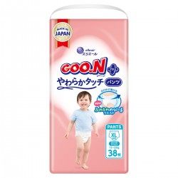 Трусики-подгузники Goo.N Plus для детей (размер 5(XL), 12-20 кг, 38 шт.)