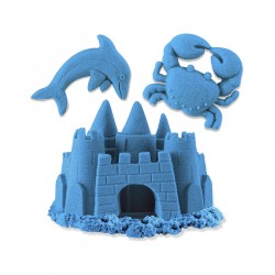 Песок Для Детского Творчества - Kinetic Sand Color (Голубой) фото-1