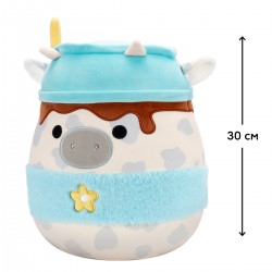 М'яка іграшка Squishmallows – Сіра корівка (30 cm) фото-2