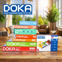 Конструктор электронный Doka Первые шаги в электронике (А) фото-9