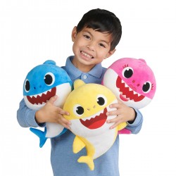 Интерактивная мягкая игрушка BABY SHARK - Папа Акуленка (30 cm) фото-4