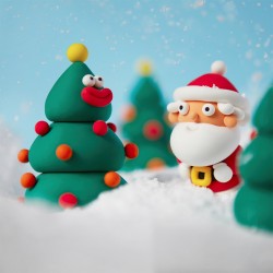 Меганабір пластиліну, що твердіє, Ліпака – Різдвяні свята фото-5