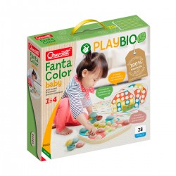 Набір серії Play Bio - Для занять мозаїкою Fantacolor Baby (фішки (21 шт.) + дошка)