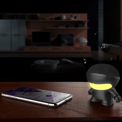 Акуст. Система Xoopar - Mini Xboy(7,5Cm, Чорний Металік, Bluetooth) фото-4