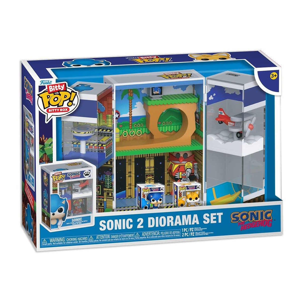 Ігровий набір Funko Bitty POP! Boxes Їжак Сонік з 2 фігурками 2,3 см — превʼю 1