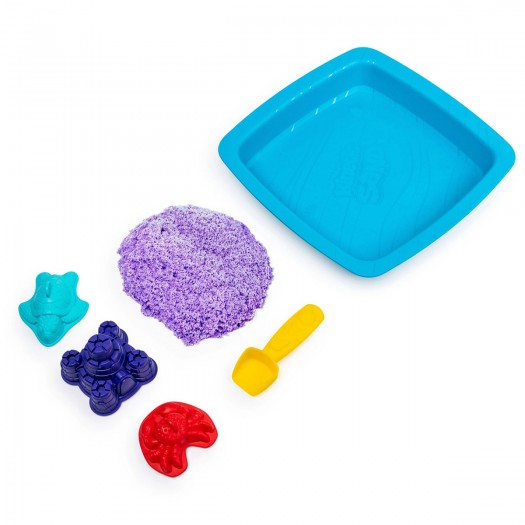 Набор Песка Для Творчества - Kinetic Sand Замок Из Песка (Фиолетовый) фото-4