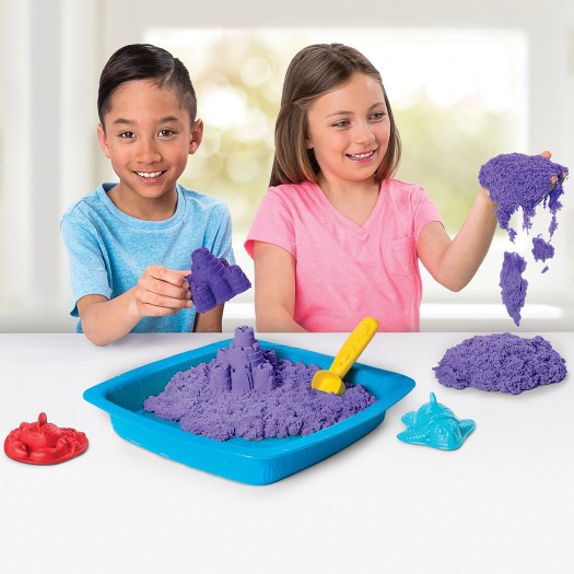 Набор Песка Для Творчества - Kinetic Sand Замок Из Песка (Фиолетовый) фото-15