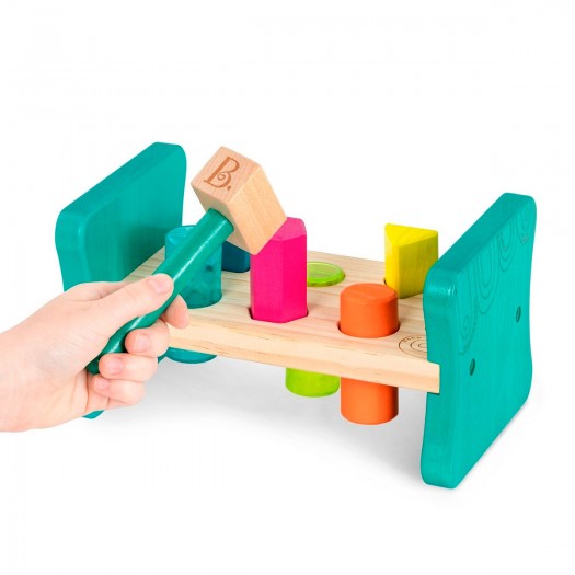 Розвиваюча дерев'яна іграшка-сортер - Бум-Бум фото-4