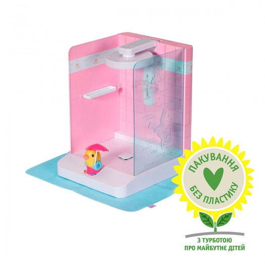 Автоматична душова кабінка для ляльки Baby Born - Купаємося з качечкою фото-1