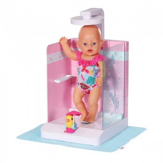 Автоматическая душевая кабинка для куклы Baby Born - Купаемся с уточкой фото-13