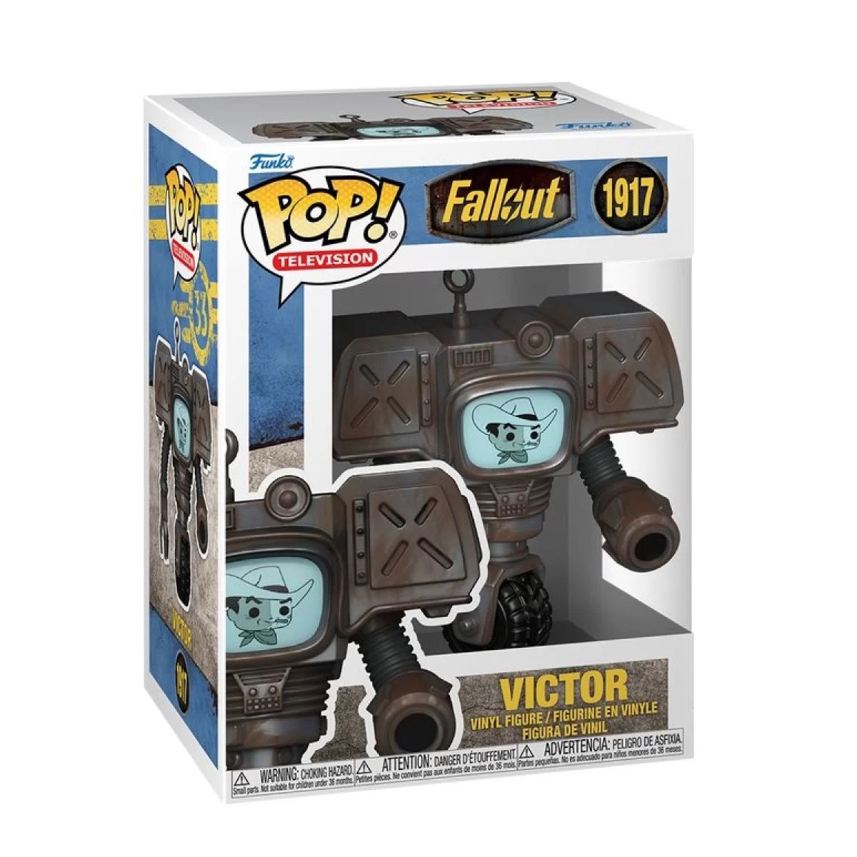 Фігурка Funko POP! Fallout Віктор Сек'юритрон 9,6 см — превʼю 1