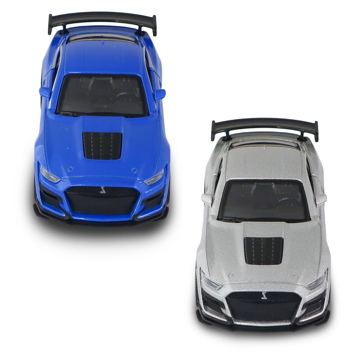 Автомодель – Ford Mustang Shelby GT500 2024 (сірий, синій)