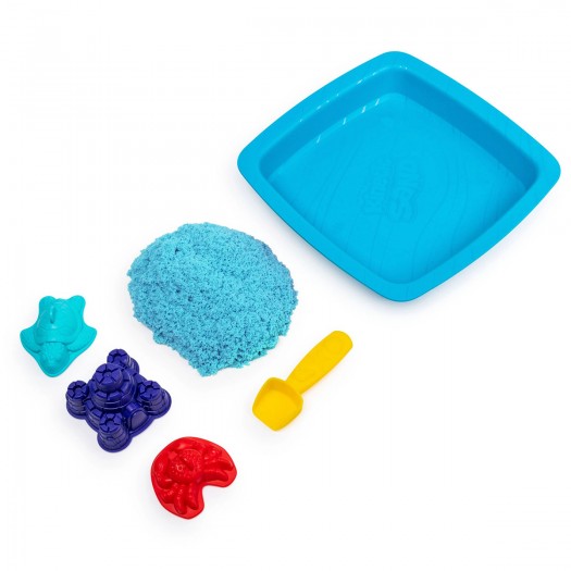 Набор Песка Для Творчества - Kinetic Sand Замок Из Песка (Голубой) фото-16