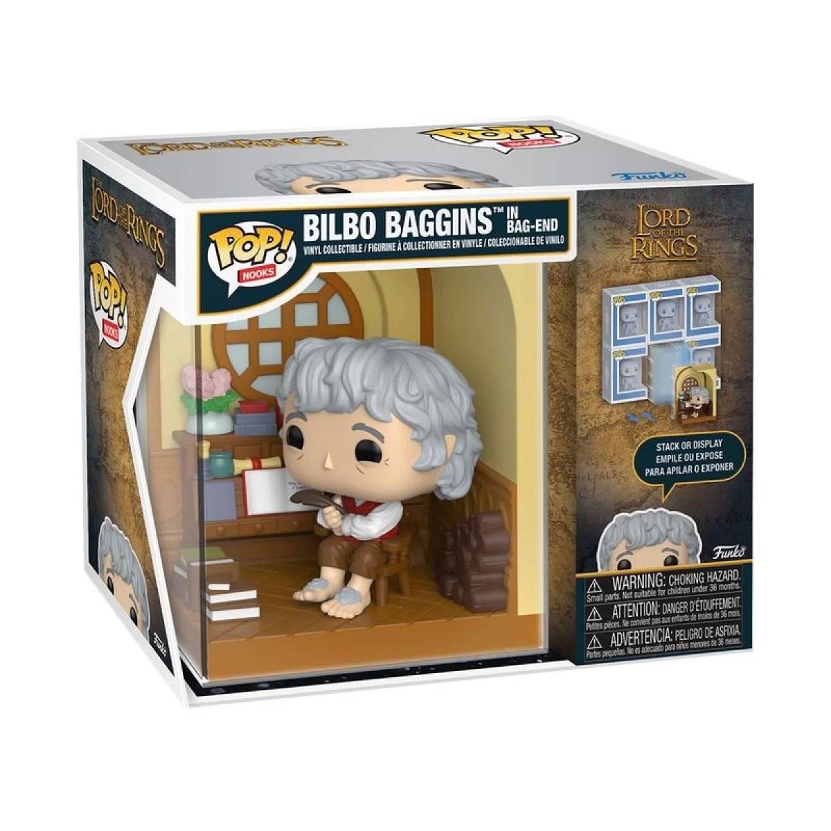 Ігрова фігурка Funko POP! Nooks Володар перснів Більбо Торбин 16 см — превʼю 1