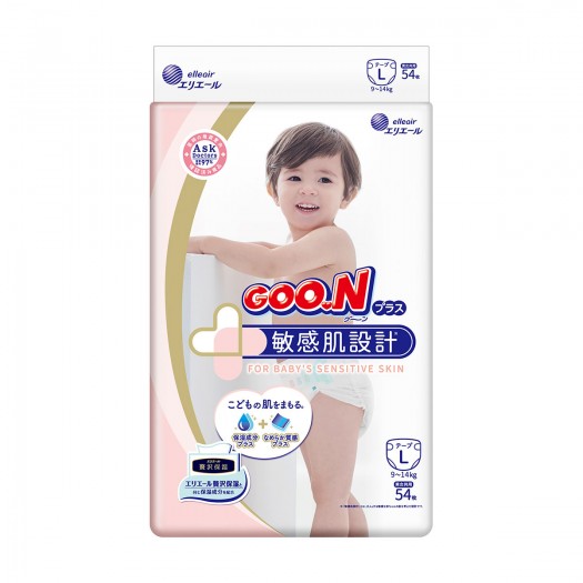 Подгузники Goo.N Plus для детей (L, 9-14 кг) фото-1