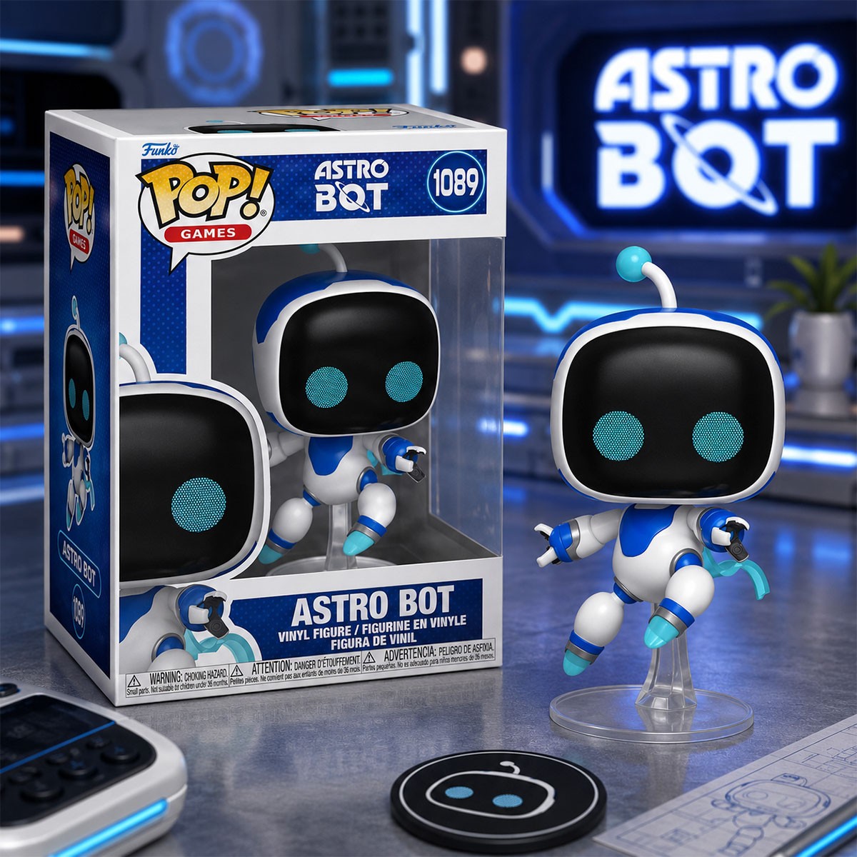 Ігрова фігурка Funko POP! Astro Bot Астро Бот 9,6 см — превʼю 3