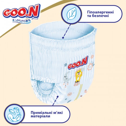 Трусики-подгузники Goo.N Premium Soft для детей (M, 7-12 кг, 50 шт) фото-8