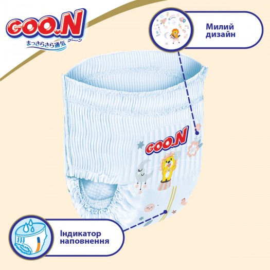 Трусики-подгузники Goo.N Premium Soft для детей (M, 7-12 кг, 50 шт) фото-10