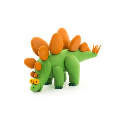 Набор самозатвердевающего пластилина Липака – Стегозавр, Пахицефалозавр, Брахиозавр фото-6