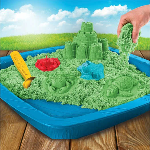 Набір Піску Для Дитячої Творчості - Kinetic Sand Замок З Піску (Зелений) фото-8