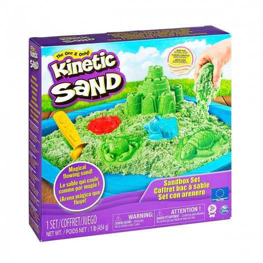 Набор Песка Для Творчества - Kinetic Sand Замок Из Песка (Зеленый) фото-2