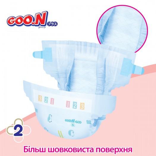 Підгузки Goo.N  Plus для новонароджених (SS, до 5 кг) фото-8